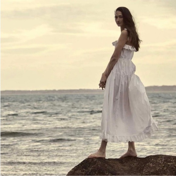 Doen vita midi dress in salt NWT - Picture 2 of 10